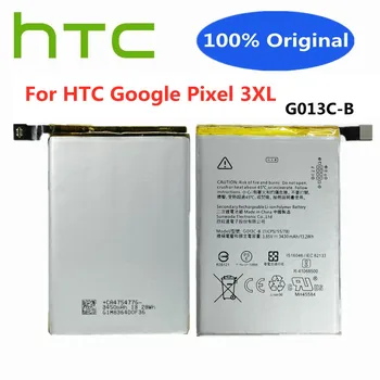 3430mAh Orijinal HTC HTC için pil Google Piksel 3XL 3XL Piksel XL 3 Akıllı Cep Telefonu G013C - B Yedek Pil Batteria