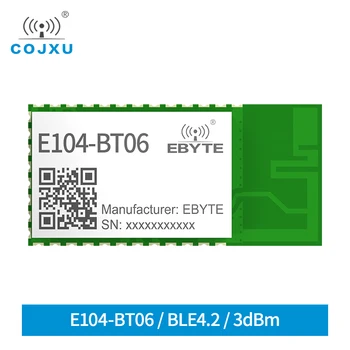 4 ADET E104-BT06 BLE4.2 Bluetooth Kablosuz Modülü 2400-2483. 5 MHz 3dBm 80m Aralığı Aralığı 3.3 V UART GPIO BLE Modülü