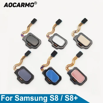 Aocarmo Flex-Kablo Samsung Galaxy S8 / S8+ S8Plus Dokunmatik KİMLİK Parmak İzi Ana Düğme Flex Yedek parça