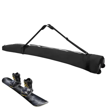 Kayak tahtası Çantası Snowboard saklama çantası Tekerlekli Büyük Kapasiteli Oxford Kumaş spor aksesuarları Açık Kayak İçin