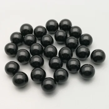 Moda doğal siyah oniks Taş Boncuk 10mm Hiçbir Delik yuvarlak Top Dekorasyon Toptan 50 adet Ücretsiz Kargo