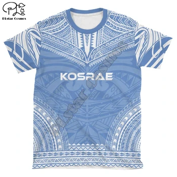 PLstar Cosmos Polinezyası Kosrae Ada Yeni Moda Erkek / Kadın T-Shirt 3d Baskılı Yaz Kısa Kollu Üst Streetwear Stil-2